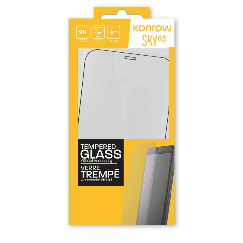 Black Tempered Glass For Konrow Sky 63 (3D, 9H, 0.33 mm) Black Tempered Glass For Konrow Sky 63 (3D, 9H, 0.33 mm)
