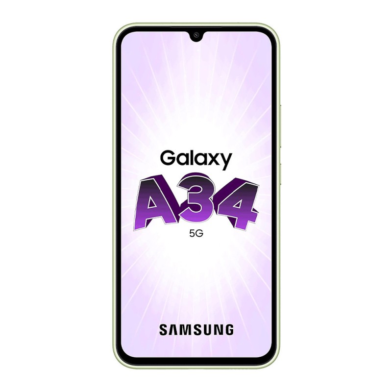 Samsung A346B/DSN Galaxy A34 5G (Dual Sim - 6.6", 128 GB, 6 GB RAM) Lime