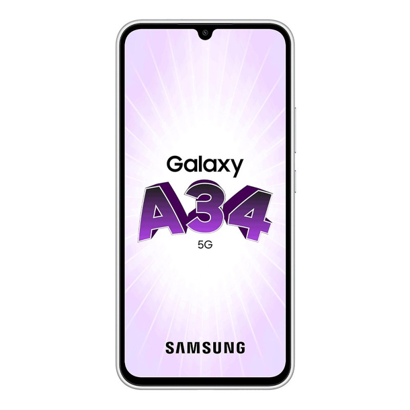 Samsung A346B/DSN Galaxy A34 5G (Dual Sim - 6.6", 128 GB, 6 GB RAM) Silver