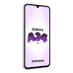 Samsung A346B/DSN Galaxy A34 5G (Dual Sim - 6.6", 128 GB, 6 GB RAM) Silver