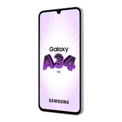 Samsung A346B/DSN Galaxy A34 5G (Dual Sim - 6.6", 128 GB, 6 GB RAM) Silver