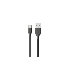 Konrow KCATCPB1- USB Type C to Type A Cable (1m, 3A, Black) - Original Packaging