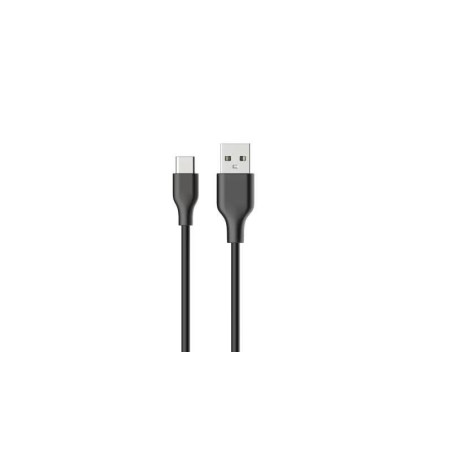 Konrow KCATCPB1- USB Type C to Type A Cable (1m, 3A, Black) - Original Packaging