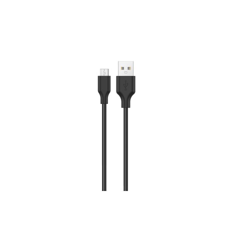Konrow KCATMPB2 - Micro USB to Type A Cable (2m, Black) - Original Packaging
