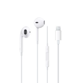 Konrow KE-BTL - Lightning Earphones (1.2m, White) - Original Packaging