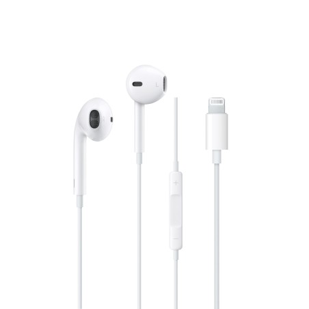 Konrow KE-BTL - Lightning Earphones (1.2m, White) - Original Packaging