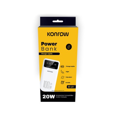 Konrow KPOWER 10000 - Powerbank 10,000 mAh