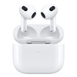 Apple AirPods 3 wireless headphones (With Lightning Charging Case) white) - White