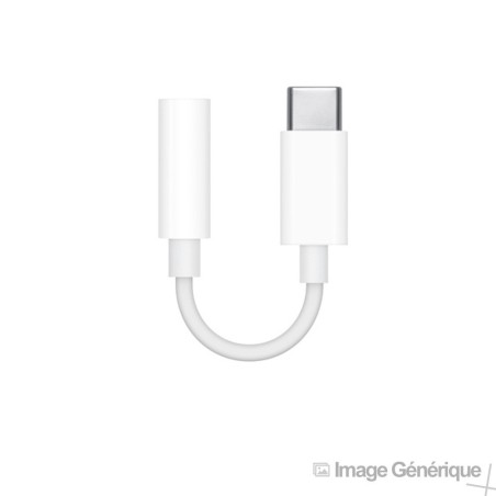 Apple MU7E2 - USB Type-C to 3.5mm Jack Adapter - White (Original, Blister)