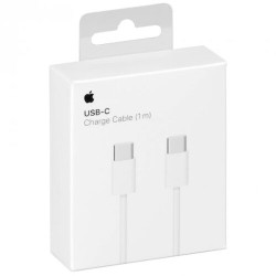Apple MQKJ3 - USB Type-C to Type-C Cable (60W, 1m, White) - Original, Blister