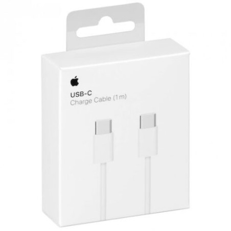 Apple MQKJ3 - USB Type-C to Type-C Cable (60W, 1m, White) - Original, Blister