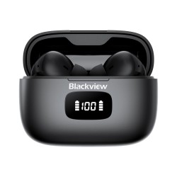 Blackview Airbuds 8 (Display Screen - Bluetooth 5.3) Black