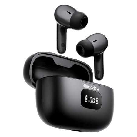 Blackview Airbuds 8 (Display Screen - Bluetooth 5.3) Black