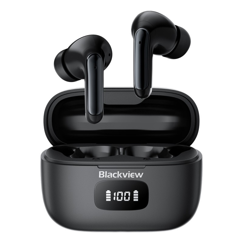 Blackview Airbuds 8 (Display Screen - Bluetooth 5.3) Black