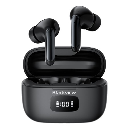 Blackview Airbuds 8 (Display Screen - Bluetooth 5.3) Black