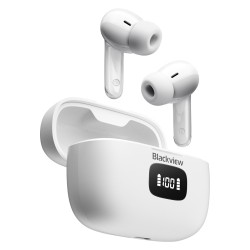 Blackview Airbuds 8 (Display Screen - Bluetooth 5.3) White