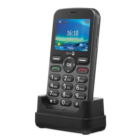 Doro 5860 (4G - Charging cradle - Large screen) Graphite