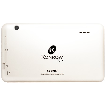 Konrow K-Tab 701x - Tablette Android 6 Marshmallow - Ecran 7' - 8Go - Wifi - Blanc