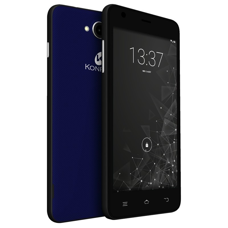 Konrow Coolfive Plus - Smartphone Android 6.0 Marshmallow - 5' - 8Go - Double Sim - Bleu Nuit